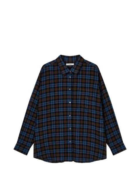 checkered oversized shirt by TOMBOY