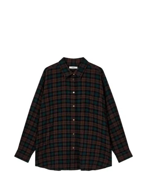 checkered oversized shirt by TOMBOY