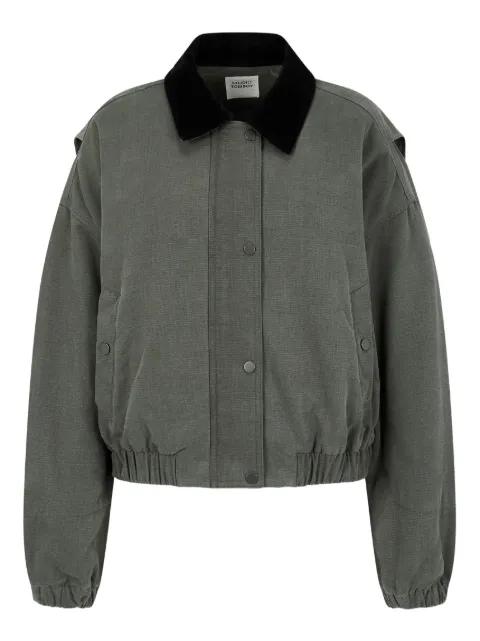 collared cotton jacket by TOMBOY