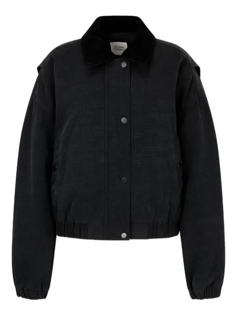 collared cotton jacket by TOMBOY