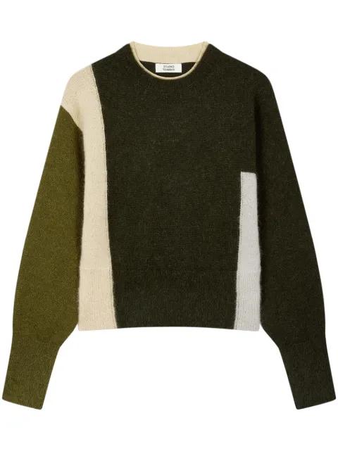 colour-block sweater by TOMBOY