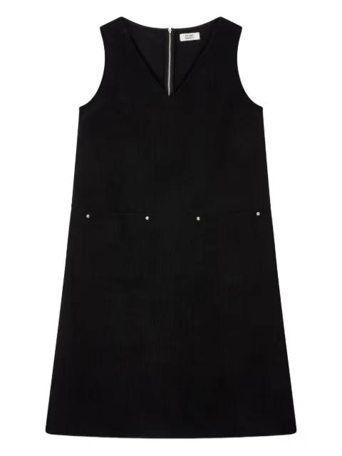 corduroy V-neck dress by TOMBOY