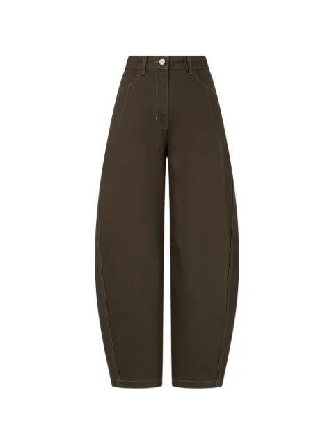 curved-leg jeans by TOMBOY