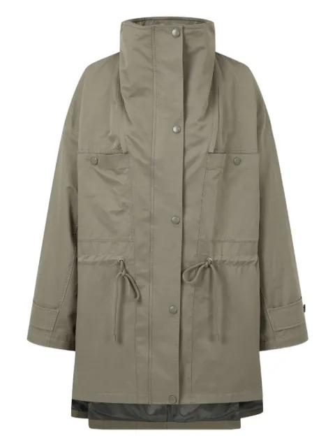 detachable-hood drawstring coat by TOMBOY