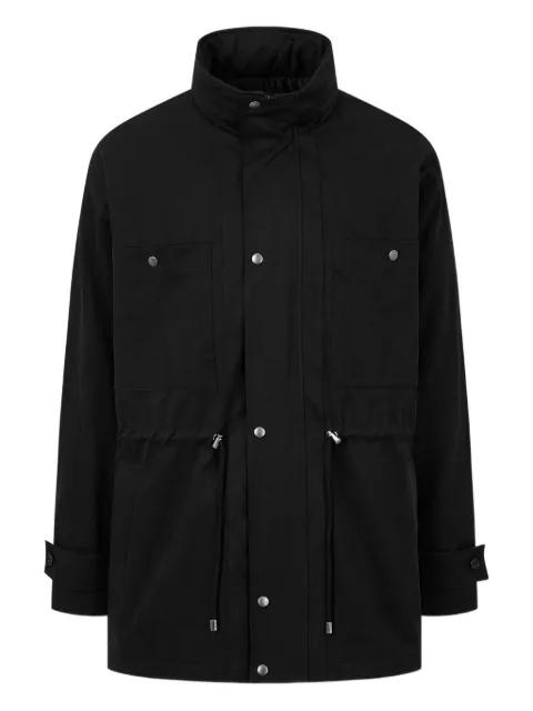 detachable-hood drawstring jacket by TOMBOY