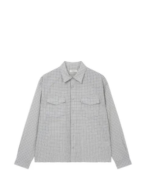 double-pocket checkered shirt by TOMBOY