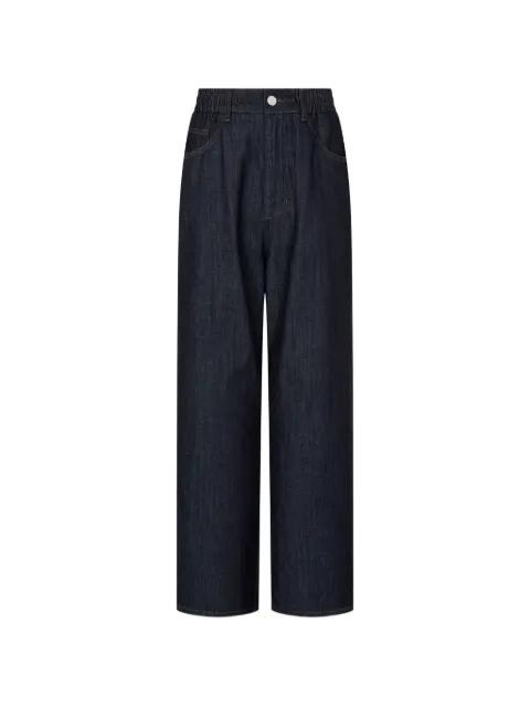 drawstring denim trousers by TOMBOY