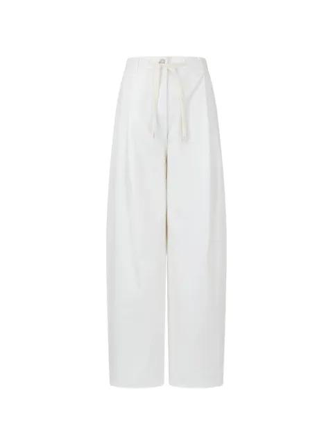 drawstring denim trousers by TOMBOY
