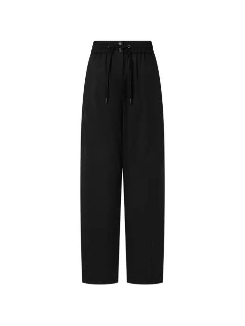 drawstring elasticated-waist trousers by TOMBOY