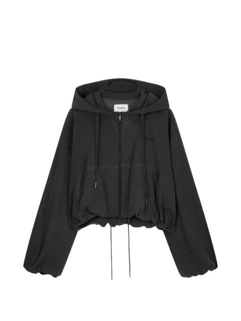 drawstring-hem hoodie by TOMBOY