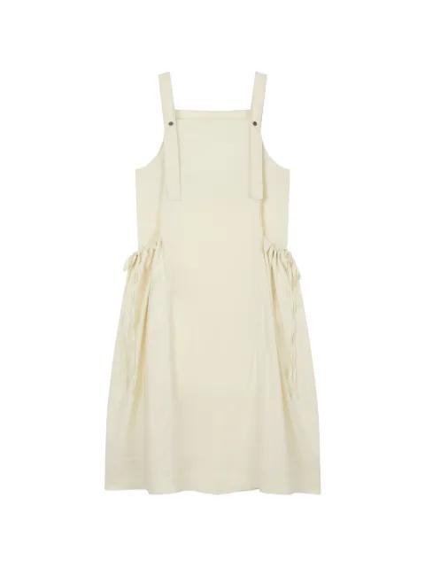 drawstring-waist apron-style dress by TOMBOY
