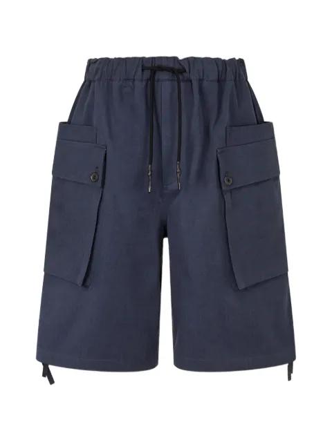 drawstring-waist cargo shorts by TOMBOY