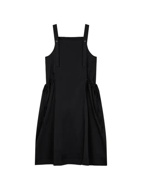 drawstring-waist pinafore dress by TOMBOY