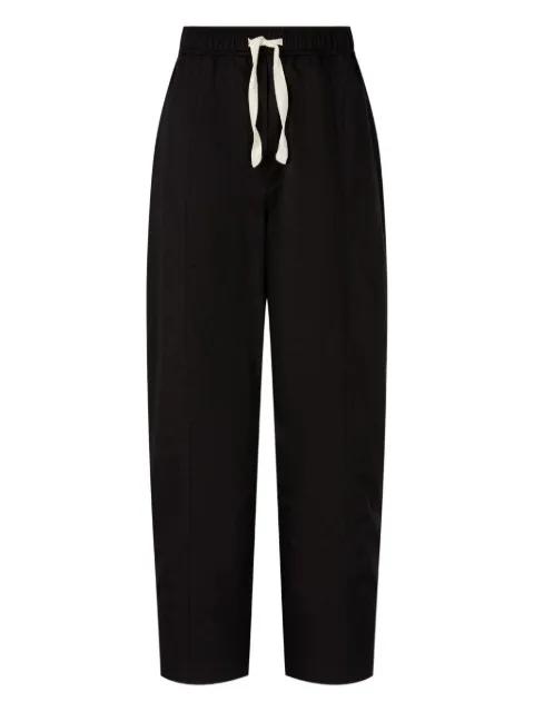drawstring-waist utility trousers by TOMBOY