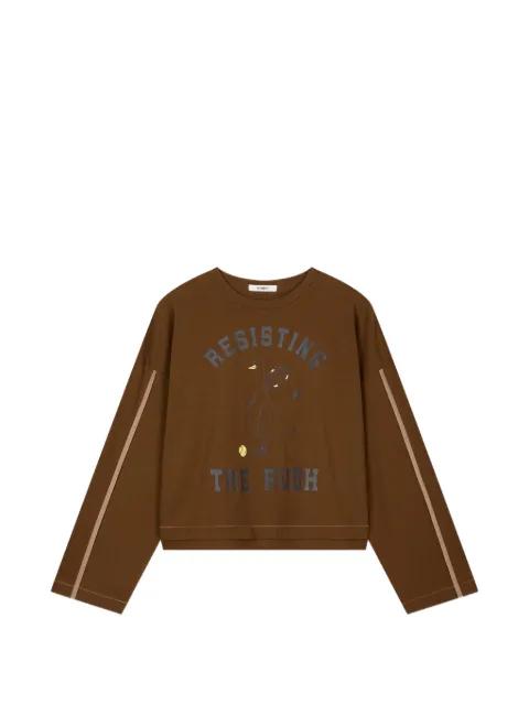 duck-print sweatshirt by TOMBOY