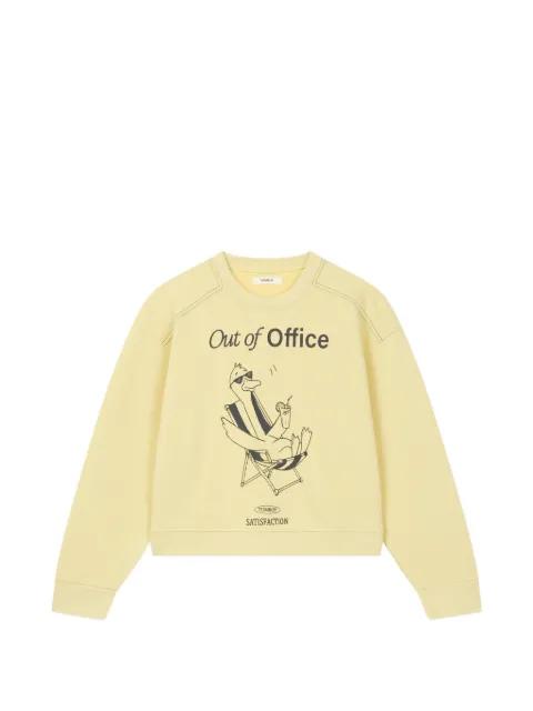 duck-print sweatshirt by TOMBOY