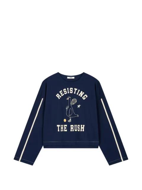 duck-print sweatshirt by TOMBOY