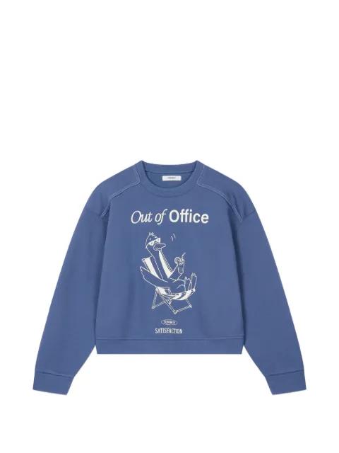 duck-print sweatshirt by TOMBOY