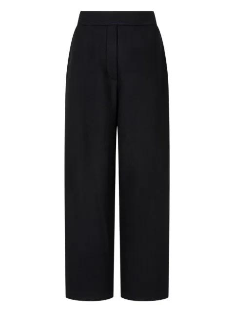 elastic-waistband trousers by TOMBOY