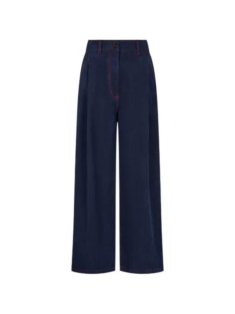 elasticated-waist jeans by TOMBOY