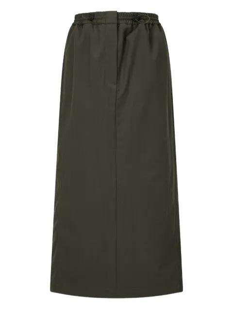 elasticated-waist midi skirt by TOMBOY