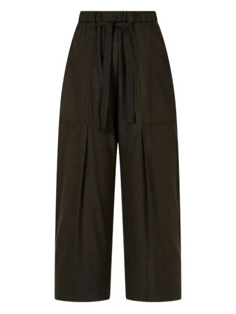 elasticated-waistband palazzo pants by TOMBOY