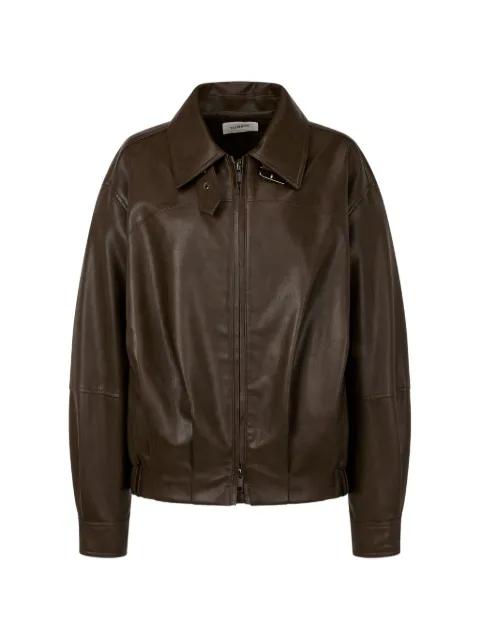 faux-leather jacket by TOMBOY