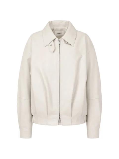 faux-leather jacket by TOMBOY