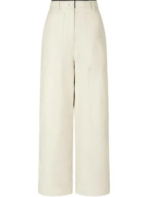 faux-leather trousers by TOMBOY