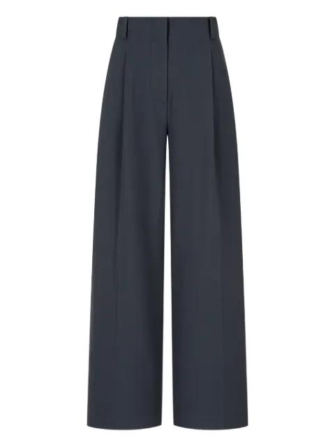 fleece lined pleated trousers by TOMBOY