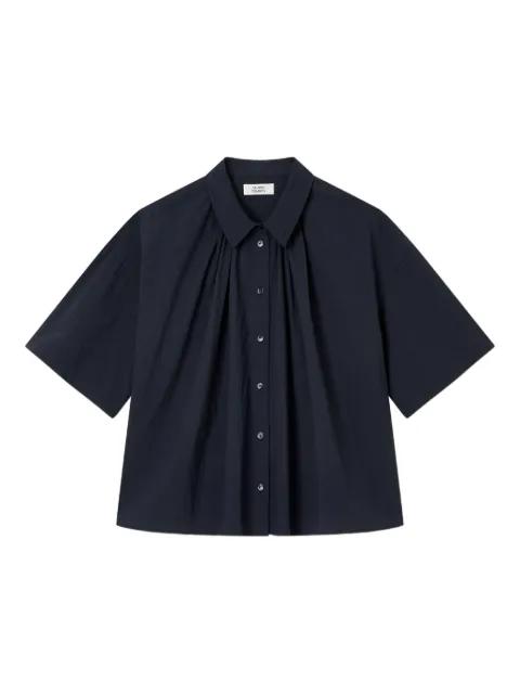 gathered short-sleeve shirt by TOMBOY