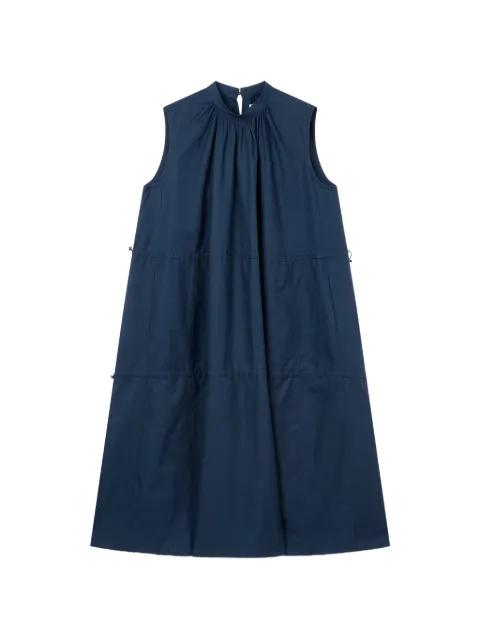 gathered sleeveless dress by TOMBOY