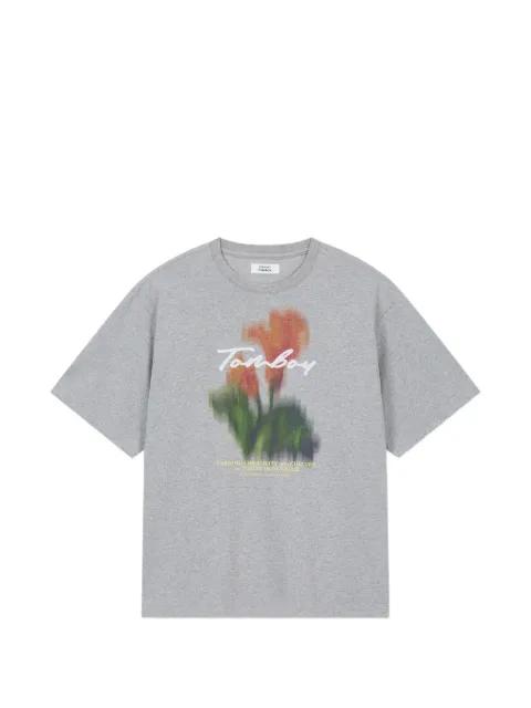 graphic print T-shirt by TOMBOY