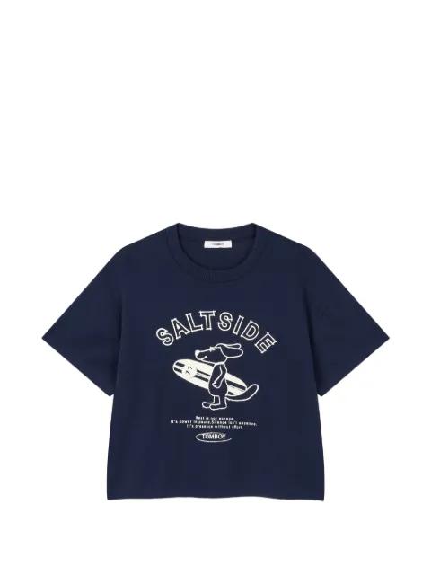 graphic-print T-shirt by TOMBOY