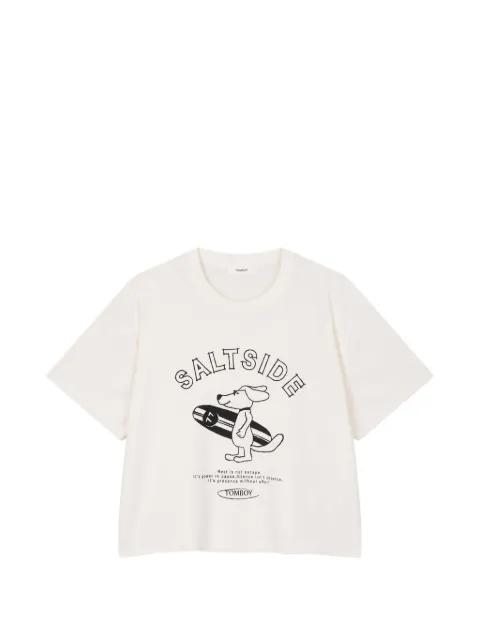 graphic-print T-shirt by TOMBOY