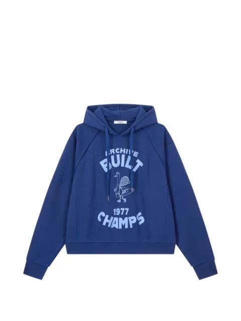 graphic-print hoodie by TOMBOY