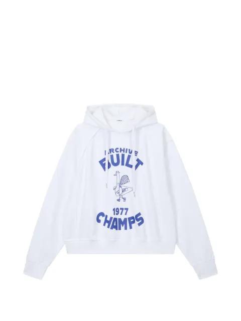 graphic-print hoodie by TOMBOY