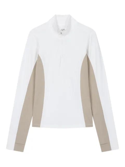 half-zip panelled sweatshirt by TOMBOY