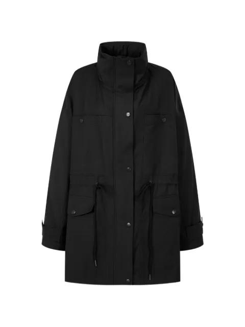 high-neck front-pocket jacket by TOMBOY