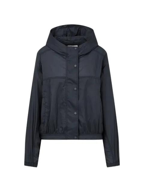 hoodied snap-button oversized jacket by TOMBOY