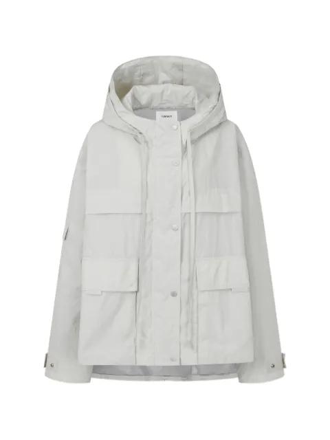 hoodied utility-design jacket by TOMBOY