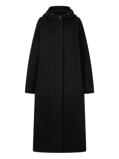 hoodied wool coat by TOMBOY