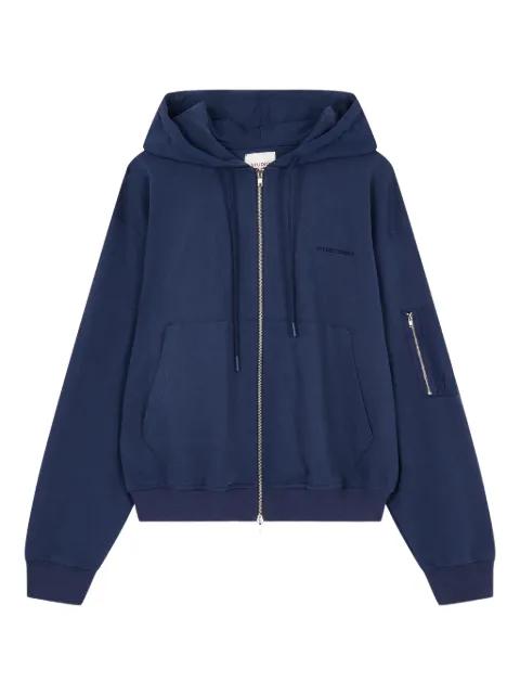 hoodied zip-up sweatshirt by TOMBOY
