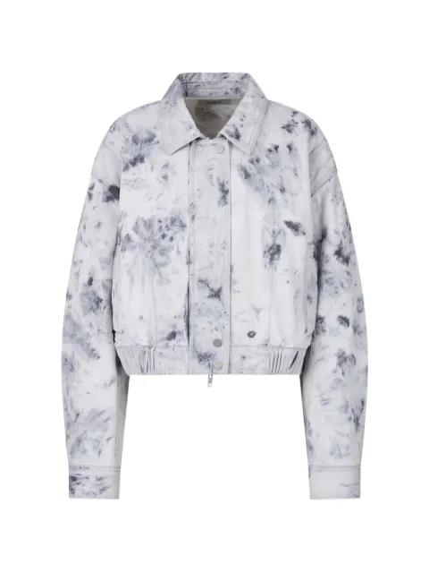 ice-wash denim jacket by TOMBOY