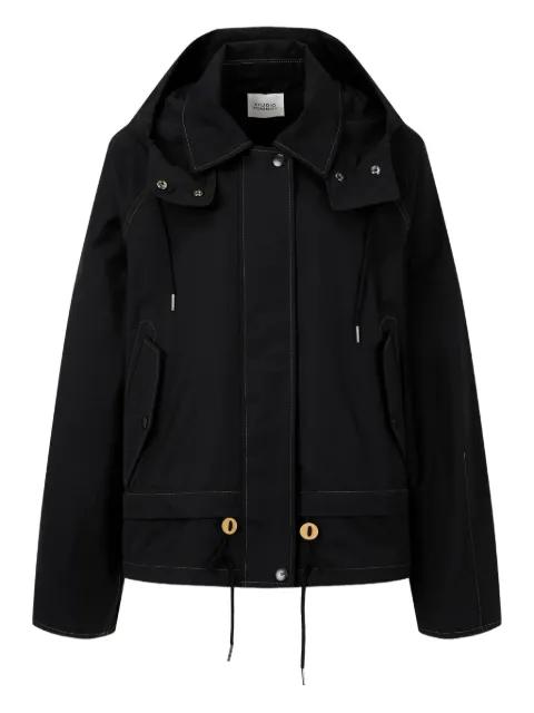 layered hoodied jacket by TOMBOY