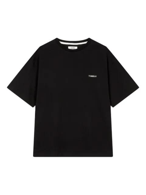 logo-print T-shirt by TOMBOY