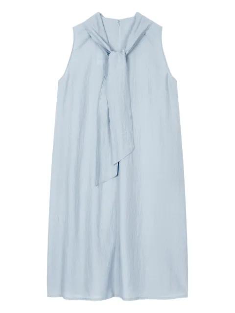 neck-tie sleeveless mini dress by TOMBOY