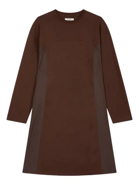 panelled long-sleeve dress by TOMBOY