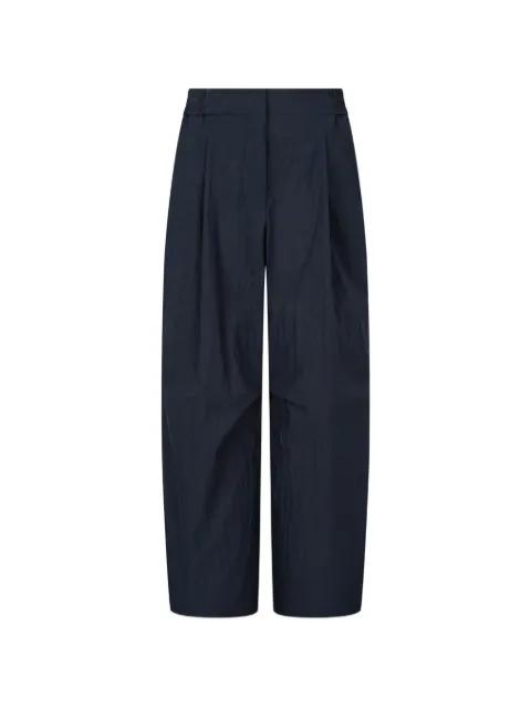 pintuck trousers by TOMBOY