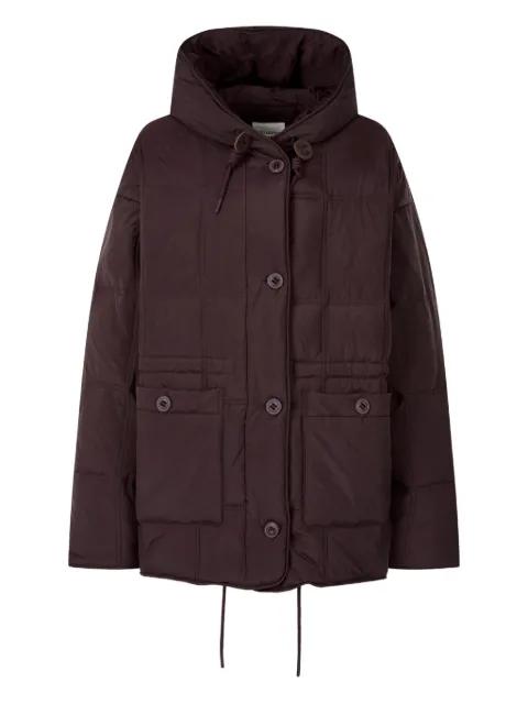 piping-detail puffer jacket by TOMBOY